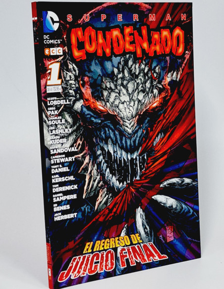 CÓMIC DE KIOSCO SUPERMAN 1 CONDENADO EL REGRESO DE JUICIO FINAL ECC 2015 DC