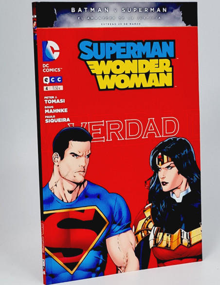 CÓMIC DE KIOSCO SUPERMAN WONDER WOMAN 4 VERDAD ECC EDICIONES DC CÓMICS