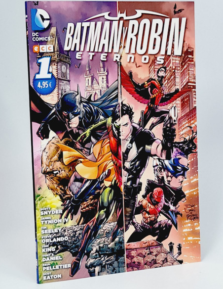 CÓMIC DE KIOSCO BATMAN Y ROBIN 1 ETERNOS ECC DC COMICS 2016 lo