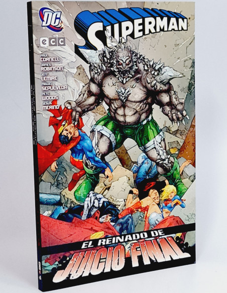 CÓMIC DE KIOSCO SUPERMAN EL REINADO DE JUICIO FINAL ECC DC 2012