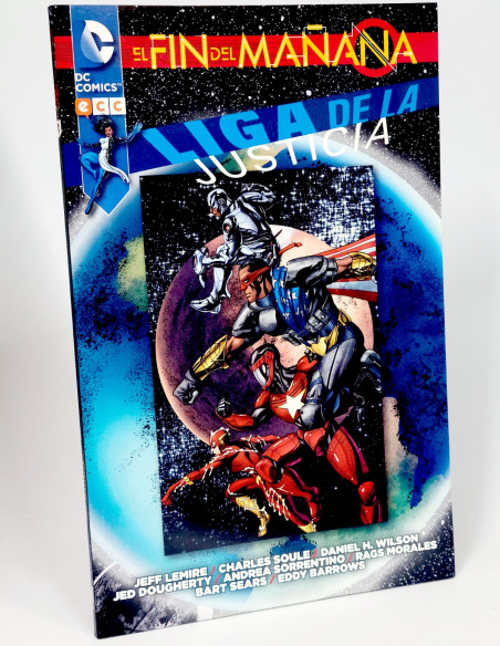 CÓMIC DE KIOSCO LIGA DE LA JUSTICIA EL FIN DEL MAÑANA ECC EDICIONES DC CÓMICS