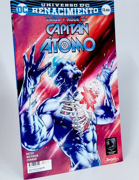 CÓMIC KIOSCO CAÍDA Y AUGE DEL CAPITÁN ÁTOMO UNIVERSO DC RENACIMIENTO ECC EDICIONES 2017
