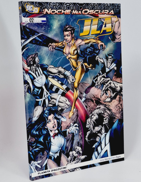 CÓMIC DE KIOSCO JLA 02 LA NOCHE MÁS OSCURA 2 PLANETA DEAGOSTINI DC CÓMICS
