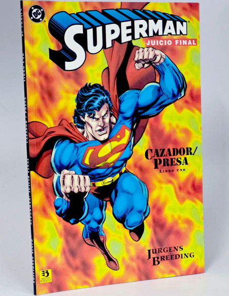 COMÍC DE KIOSCO SUPERMAN LIBRO UNO 1 CAZADOR PRESA EDICIONES ZINCO DC CÓMICS PRESTIGIO