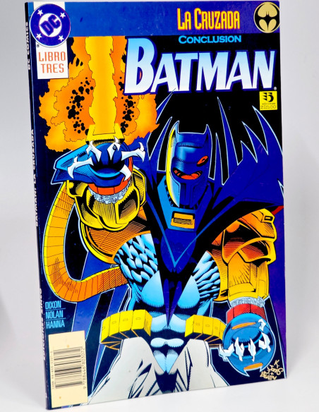 COMÍC EXCELENTE BATMAN LIBRO TRES 3 LA CRUZADA CONCLUSIÓN EDICIONES ZINCO DC CÓMICS