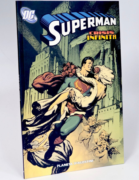 COMÍC EXCELENTES SUPERMAN CRISIS INFINITA PLANETA DE AGOSTINI DC CÓMICS PRESTIGIO