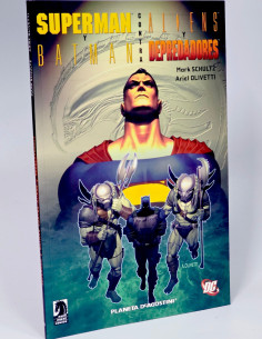 COMÍC DE KIOSCO SUPERMAN Y BATMAN CONTRA ALIENS Y...