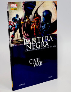 CÓMIC DE KIOSCO CIVIL WAR PANTERA NEGRA 3 PANINI CÓMICS...