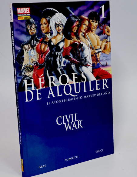 CÓMIC DE KIOSCO CIVIL WAR HÉROES DE ALQUILER 1 PANINI CÓMICS MARVEL