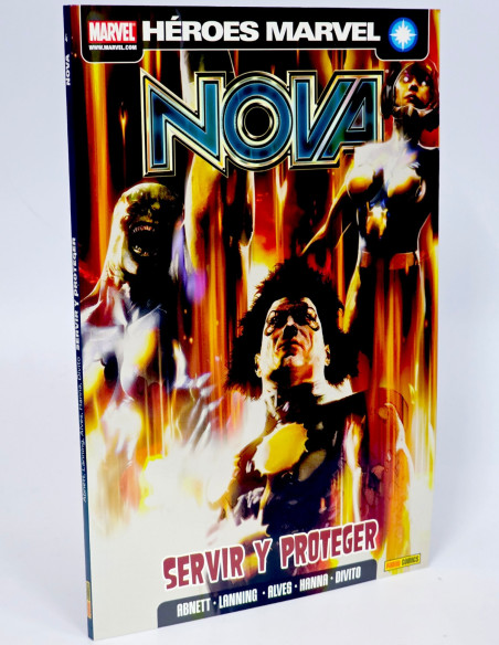 CÓMIC EXCELENTE VENGADORES NOVA 4 SERVIR Y PROTEGER HEROES MARVEL PANINI