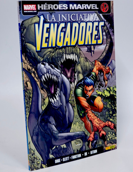 CÓMIC VENGADORES LA INICIATIVA 5 VIDAS EJEMPLARES PANINI MARVEL CASI EXCELENTE ESTADO