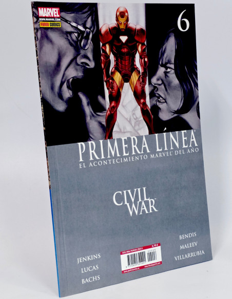 CÓMIC DE KIOSCO CIVIL WAR PRIMERA LÍNEA 6 PANINI CÓMICS MARVEL
