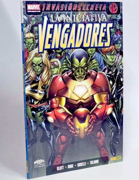 CÓMIC DE KIOSCO VENGADORES LA INICIATIVA 4 INVASIÓN SECRETA PANINI MARVEL