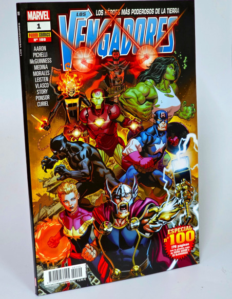 CÓMIC DE KIOSCO LOS VENGADORES 100 ESPECIAL PANINI CÓMICS MARVEL EXTRA