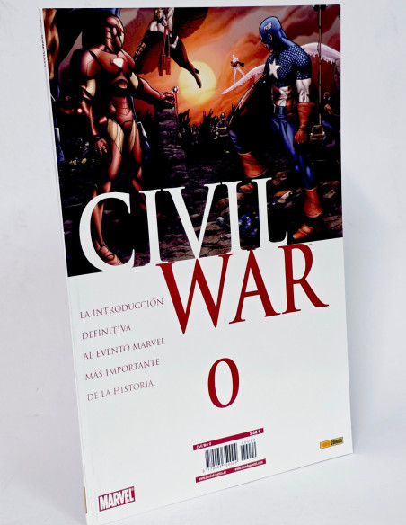 CÓMIC DE KIOSCO CIVIL WAR 0 PANINI MARVEL