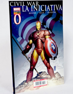 CÓMIC DE KIOSCO CIVIL WAR 0 LA INICIATIVA PANINI MARVEL