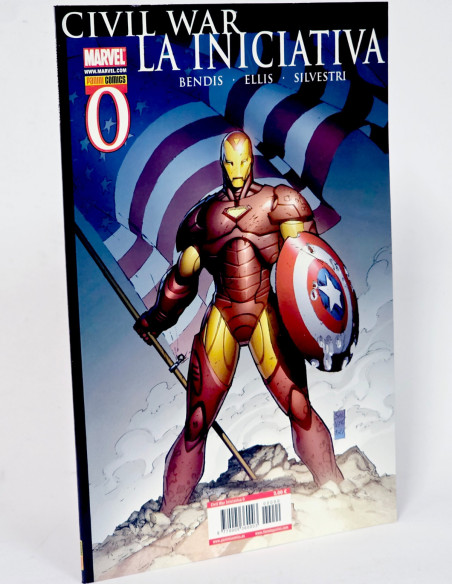 CÓMIC DE KIOSCO CIVIL WAR 0 LA INICIATIVA PANINI MARVEL