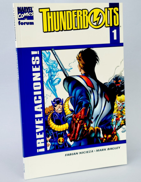 CÓMIC DE KIOSCO THUNDERBOLTS 1 REVELACIONES COLECCIONABLE MARVEL CÓMIC FORUM