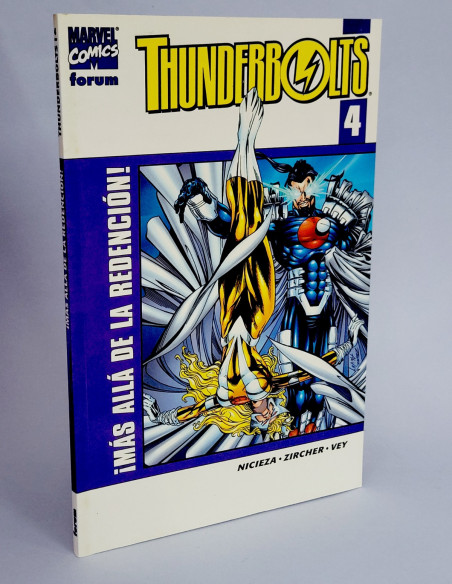 CÓMIC DE KIOSCO THUNDERBOLTS 4 MAS ALLÁ DE LA REDENCIÓN COLECCIONABLE MARVEL FORUM