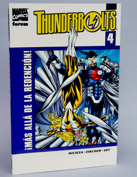 CÓMIC DE KIOSCO THUNDERBOLTS 4 MAS ALLA DE LA REDENCIÓN COLECCIONABLE MARVEL CÓMIC FORUM