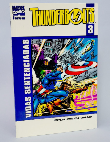 CÓMIC DE KIOSCO THUNDERBOLTS 3 VIDAS SENTENCIADAS COLECCIONABLE MARVEL CÓMIC FORUM