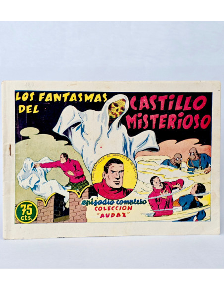 TEBEO CÓMIC EXCELENTE JUAN CENTELLA 1 LOS FANTASMAS CASTILLO MISTERIOSO HISPANO ORIGINAL APAISADO