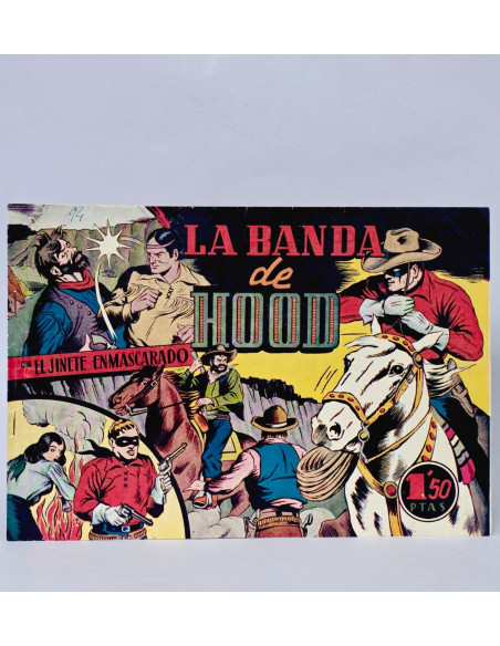 TEBEO CÓMIC EXCELENTE EL JINETE ENMASCARADO 23 LA BANDA DE HOOD ORIGINAL HISPANO AMERICANA