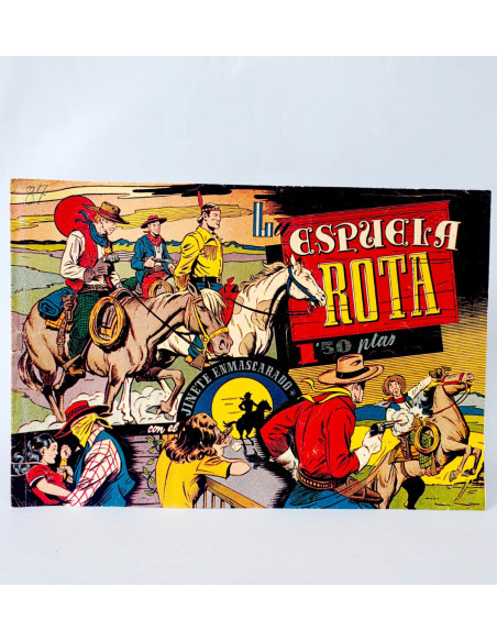 TEBEO CÓMIC LA ESCUELA ROTA JINETE FANTASMA HISPANO AMERICANA ORIGINAL APAISADO CASI EXCELENTE