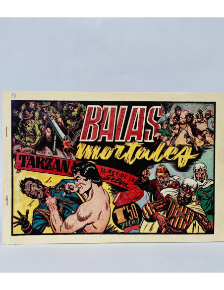 TEBEO CÓMIC EXCELENTE TARZÁN 29 BALAS MORTALES ORIGINAL HISPANO AMERICANA