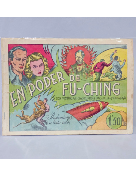 TEBEO CÓMIC EN PODER DE FU-CHING VÍCTOR ALICIA Y EL PROFESOR GUILLERMO AGUILAR MUY BUEN ESTADO