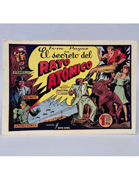 TEBEO CÓMIC EXCELENTE TOM PAINE 5 EL SECRETO DEL RAYO ATÓMICO FIAC ORIGINAL