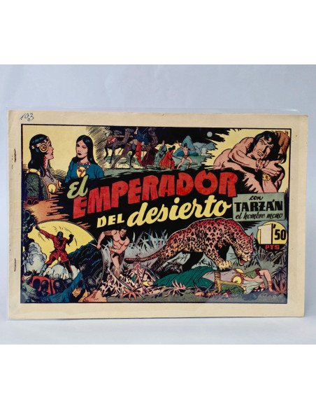TEBEO CÓMIC EXCELENTE TARZÁN 27 EL EMPERADOR DEL DESIERTO ORIGINAL HISPANO
