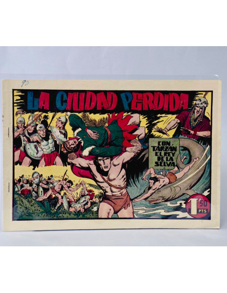 TEBEO CÓMIC EXCELENTE TARZÁN 33 LA CIUDAD PERDIDA ORIGINAL HISPANO