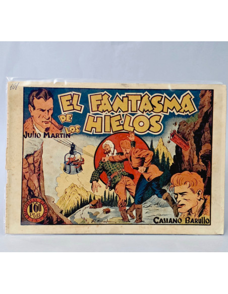 TEBEO CÓMIC CASIANO BARULLO 12 EL FANTASMA DE LOS HIELOS ORIGINAL GRAFIDEA MUY BUEN ESTADO