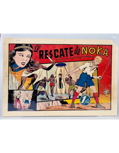 TEBEO CÓMIC JORGE FERNANDO 39 EL RESCATE DE NOKA ORIGINAL HISPANO MUY BUEN ESTADO