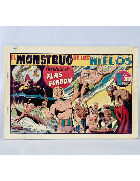 TEBEO CÓMIC FLASH GORDON 1 EL MONSTRUO DE LOS HIELOS ORIGINAL HISPANO MUY BUEN ESTADO