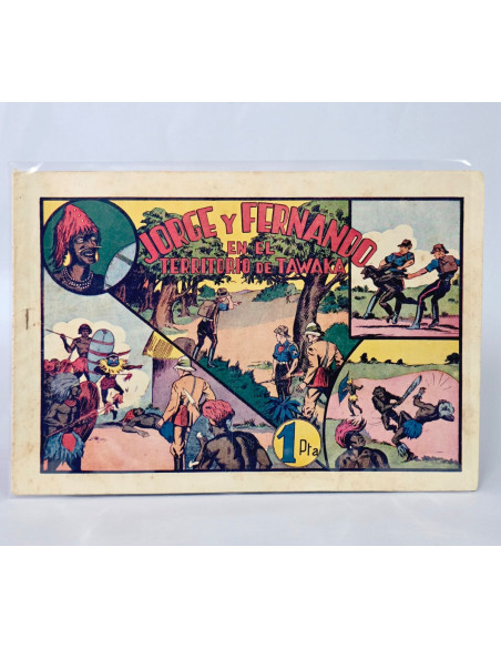 TEBEO CÓMIC JORGE FERNANDO 34 EN EL TERRITORIO DE TAWAKA ORIGINAL HISPANO MUY BUEN ESTADO