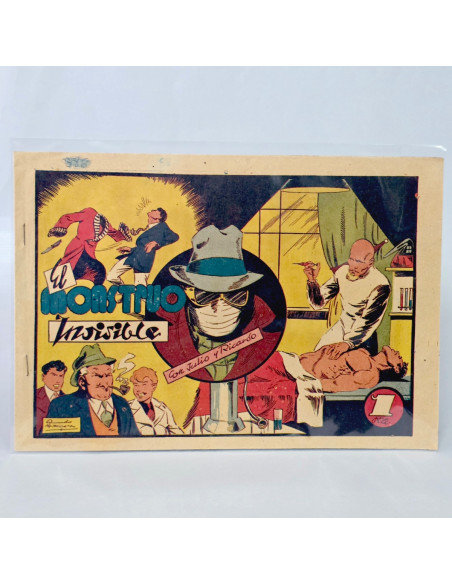 TEBEO CÓMIC EXCELENTE JULIO Y RICARDO 9 EL MONSTRUO INVISIBLE ORIGINAL VALENCIANA