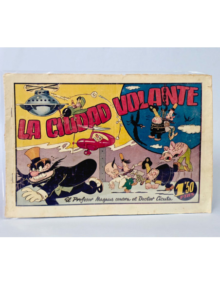 TEBEO CÓMIC DOCTOR CICUTA LA CIUDAD VOLANTE ORIGINAL HISPANO MUY BUEN ESTADO