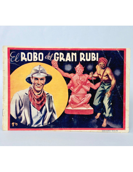 TEBEO CÓMIC COLECCIÓN DIAMANTE NEGRO EL ROBO DE GRAN RUBÍ ORIGINAL RIALTO MUY BUEN ESTADO