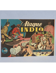 TEBEO CÓMIC EL JINETE ENMASCARADO 21 ATAQUE INDIO HISPANO...
