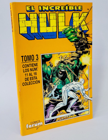 CÓMIC EL INCREÍBLE HULK TOMO 3 RETAPADO 11 AL 16 CÓMICS FORUM BUEN ESTADO