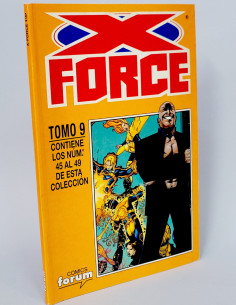 CÓMIC X-FORCE TOMO 9 RETAPADO 45 AL 49 FORUM MARVEL CASI...