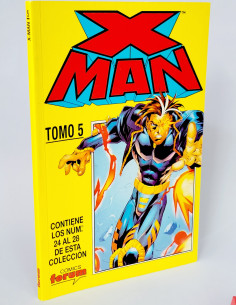 CÓMIC EXCELENTE X-MAN TOMO 5 RETAPADO 24 AL 28 FORUM MARVEL