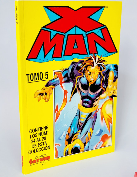 CÓMIC EXCELENTE X-MAN TOMO 5 RETAPADO 24 AL 28 FORUM MARVEL