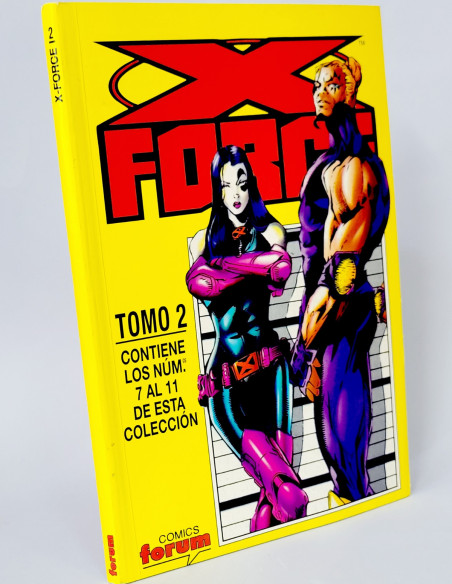 CÓMIC X-FORCE TOMO 2 RETAPADO 7 AL 11 FORUM MARVEL CASI EXCELENTE ESTADO