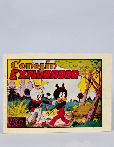 TEBEO CONEJIN EXPLORADOR 3 EDITORIAL HISPANO CÓMIC ANTIGUO MUY BUEN ESTADO