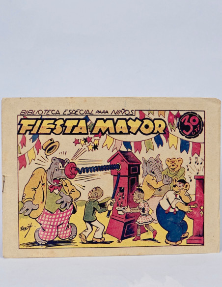 TEBEO CASI EXCELENTE ESTADO FIESTA MAYOR EDITORIAL MARCO CÓMIC ANTIGUO