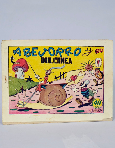 TEBEO ABEJORRO Y SU DULCINEA 23 GRANDES AVENTURAS EDITORIAL HISPANO CÓMIC ANTIGUO BUEN ESTADO