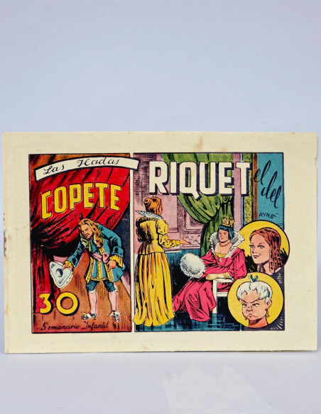 TEBEO EXCELENTE LAS HADAS COPETE 1 RIQUE EDITORIAL MARCO CÓMIC ANTIGUO